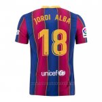 Camiseta Barcelona Jugador Jordi Alba 1ª Equipacion 2020-2021