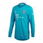 Camiseta Bayern Munich Portero Manga Larga 2020-2021 Azul