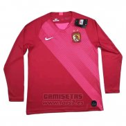 Camiseta Guangzhou Evergrande 1ª Equipacion Manga Larga 2019