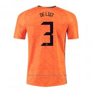 Camiseta Paises Bajos Jugador De Ligt 1ª Equipacion 2020-2021