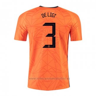 Camiseta Paises Bajos Jugador De Ligt 1ª Equipacion 2020-2021