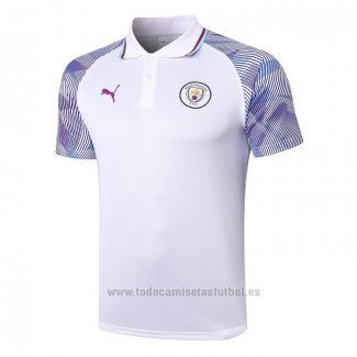 Camiseta Polo del Manchester City 2020-2021 Blanco