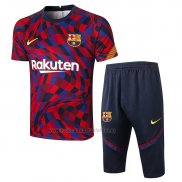 Chandal del Barcelona Manga Corta 2020-2021 Rojo