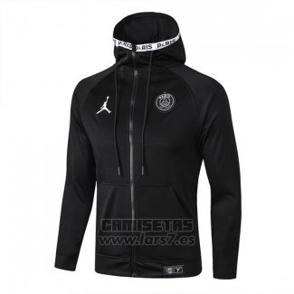 Chaqueta con Capucha del Paris Saint-Germain 2019-2020 Negro