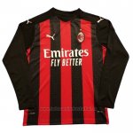 Camiseta AC Milan 1ª Equipacion Manga Larga 2020-2021