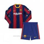 Camiseta Barcelona 1ª Equipacion Manga Larga Nino 2020-2021