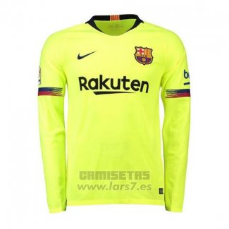 Camiseta Barcelona 2ª Equipacion Manga Larga 2018-2019