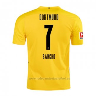 Camiseta Borussia Dortmund Jugador Sancho 1ª Equipacion 2020-2021