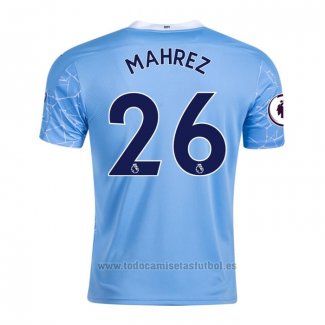 Camiseta Manchester City Jugador Mahrez 1ª Equipacion 2020-2021