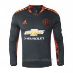 Camiseta Manchester United Portero Manga Larga 2020-2021 Negro