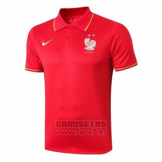 Camiseta Polo del Francia 2019-2020 Rojo