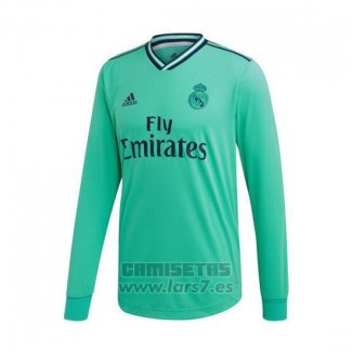 Camiseta Real Madrid 3ª Equipacion Manga Larga 2019-2020 (2XL-4XL)