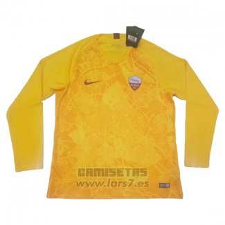 Camiseta Roma 3ª Equipacion Manga Larga 2018-2019