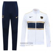 Chandal de Chaqueta del Pumas UNAM 2020-2021 Blanco