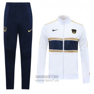 Chandal de Chaqueta del Pumas UNAM 2020-2021 Blanco