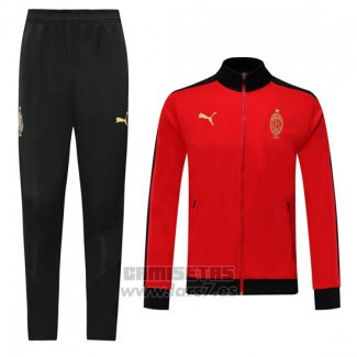 Chandal del AC Milan 120 Anos 2019 Rojo