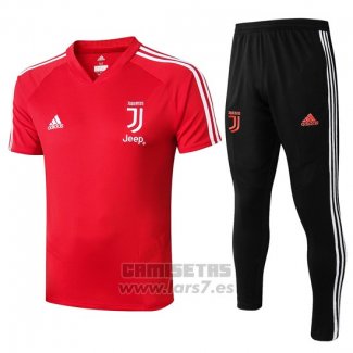 Chandal del Juventus Manga Corta 2019-2020 Rojo