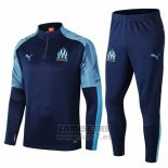 Chandal del Olympique Marsella Nino 2019-2020 Azul Oscuro