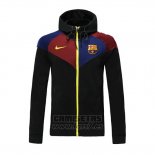 Chaqueta con Capucha del Barcelona 2020-2021 Negro