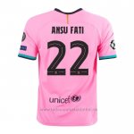 Camiseta Barcelona Jugador Ansu Fati 3ª Equipacion 2020-2021