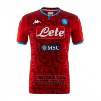 Camiseta Napoli Portero 2019-2020 Rojo Tailandia