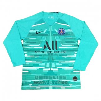 Camiseta Paris Saint-Germain Portero Manga Larga 2019-2020 Azul