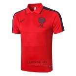 Camiseta Polo del Paris Saint-Germain 2020-2021 Rojo