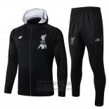 Chandal con Capucha del Liverpool 2019-2020 Negro