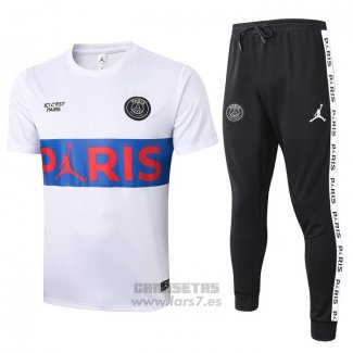 Chandal del Paris Saint-Germain Manga Corta 2020-2021 Blanco