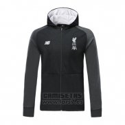 Chaqueta con Capucha del Liverpool 2019-2020 Negro