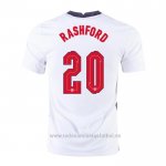 Camiseta Inglaterra Jugador Rashford 1ª Equipacion 2020-2021