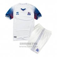 Camiseta Islandia 2ª Equipacion Nino 2018