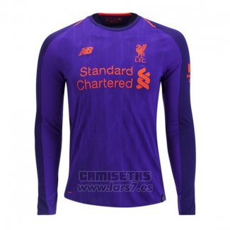 Camiseta Liverpool 2ª Equipacion Manga Larga 2018-2019