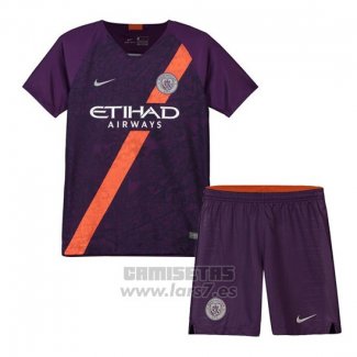 Camiseta Manchester City 3ª Equipacion Nino 2018-2019