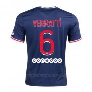 Camiseta Paris Saint-Germain Jugador Verratti 1ª Equipacion 2020-2021