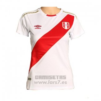 Camiseta Peru 1ª Equipacion Mujer 2018