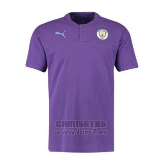 Camiseta Polo del Manchester City 2019-2020 Purpura