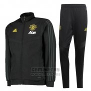 Chandal del Manchester United 2019-202020 Negro