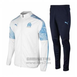 Chandal del Olympique Marsella 2019-2020 Blanco