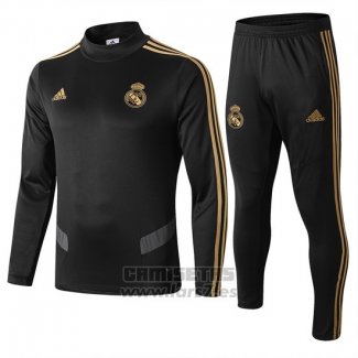 Chandal del Real Madrid Nino 2019-2020 Negro