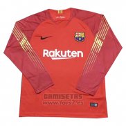 Camiseta Barcelona Portero Manga Larga 2018-2019 Naranja