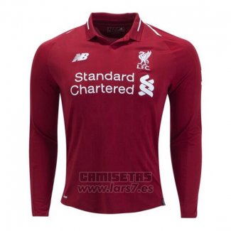 Camiseta Liverpool 1ª Equipacion Manga Larga 2018-2019