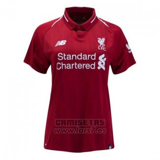 Camiseta Liverpool 1ª Equipacion Mujer 2018-2019