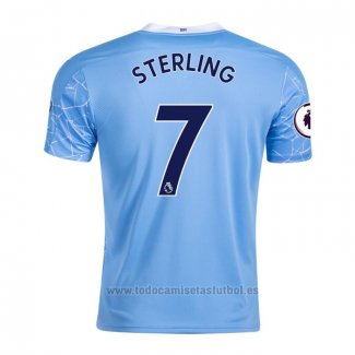 Camiseta Manchester City Jugador Sterling 1ª Equipacion 2020-2021