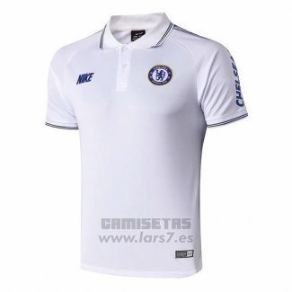 Camiseta Polo del Chelsea 2019-2020 Blanco