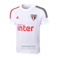 Camiseta de Entrenamiento Sao Paulo 2020-2021 Blanco