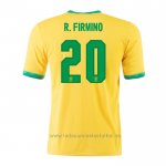 Camiseta Brasil Jugador R.Firmino 1ª Equipacion 2020-2021