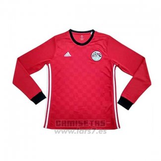 Camiseta Egipto 1ª Equipacion Manga Larga 2018