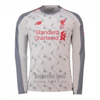 Camiseta Liverpool 3ª Equipacion Manga Larga 2018-2019