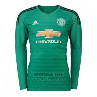 Camiseta Manchester United Portero 1ª Equipacion Manga Larga 2018-2019